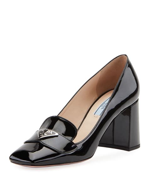 Prada loafer heels